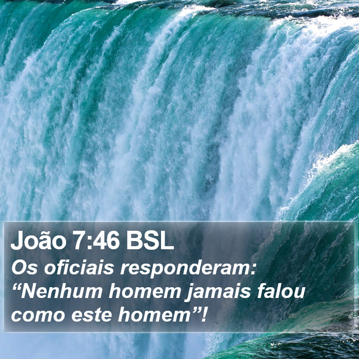 João 7:46 BSL Bible Study