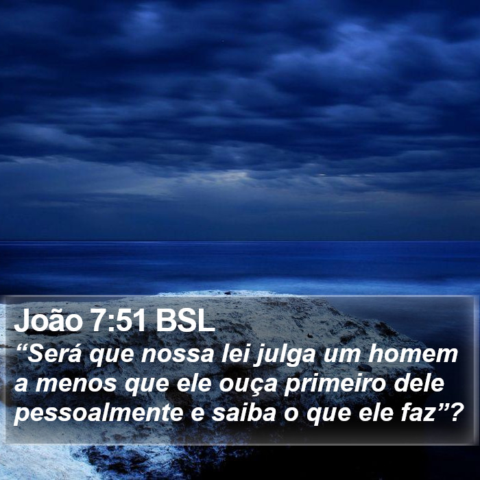 João 7:51 BSL Bible Study