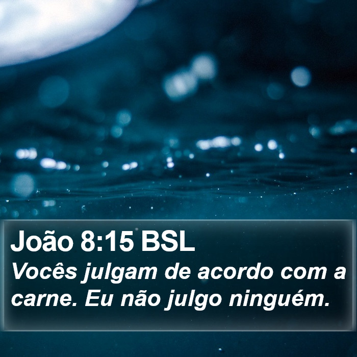 João 8:15 BSL Bible Study