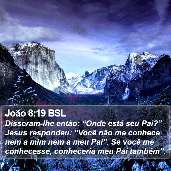 João 8:19 BSL Bible Study