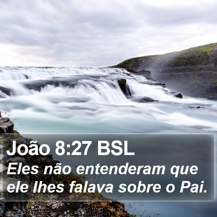 João 8:27 BSL Bible Study