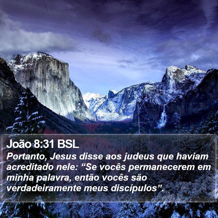 João 8:31 BSL Bible Study