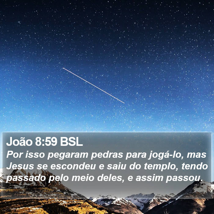 João 8:59 BSL Bible Study