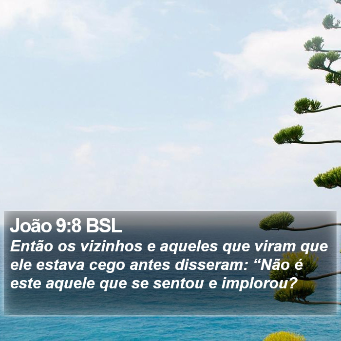 João 9:8 BSL Bible Study