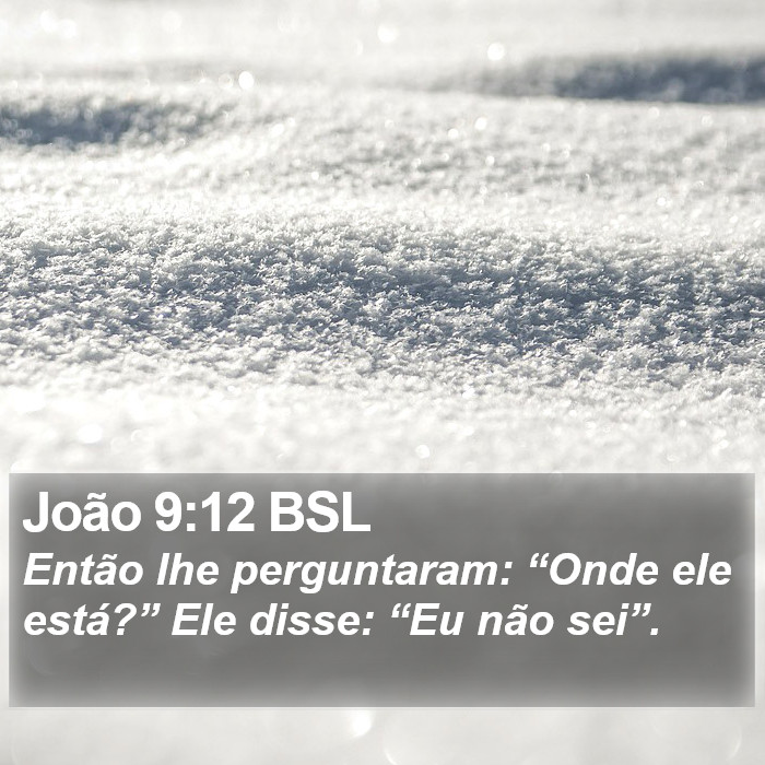 João 9:12 BSL Bible Study