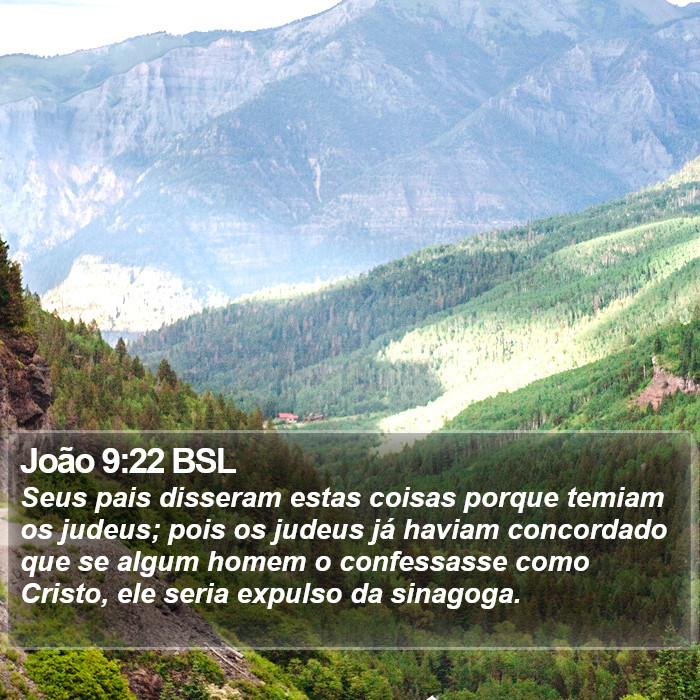 João 9:22 BSL Bible Study