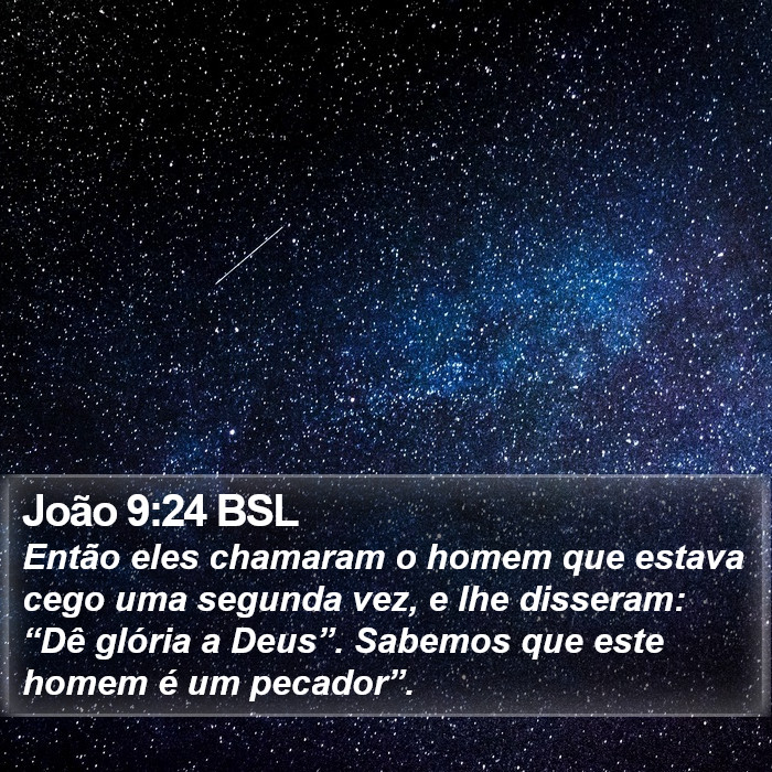 João 9:24 BSL Bible Study