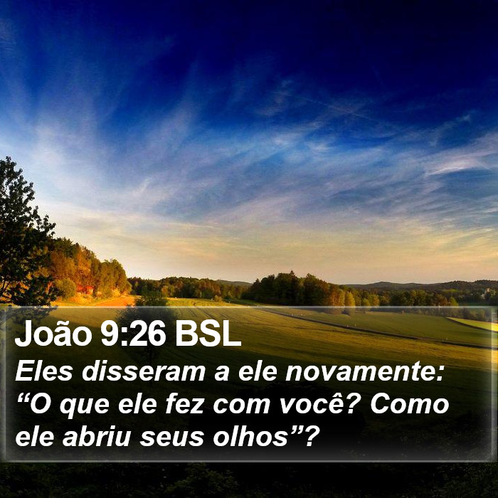 João 9:26 BSL Bible Study