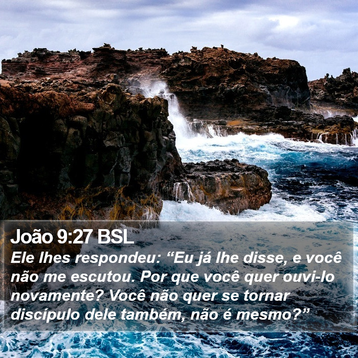 João 9:27 BSL Bible Study