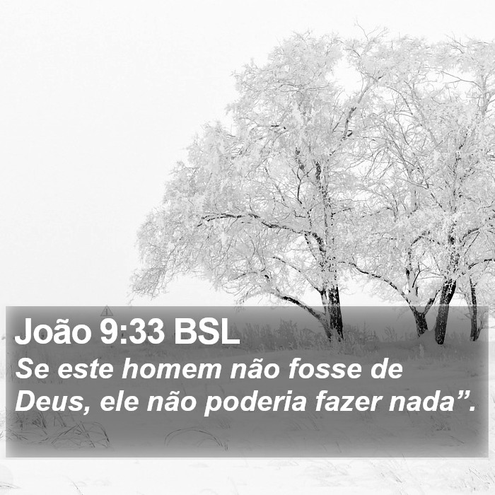 João 9:33 BSL Bible Study