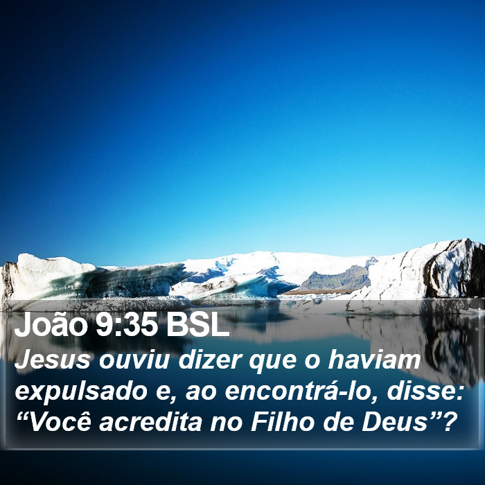 João 9:35 BSL Bible Study