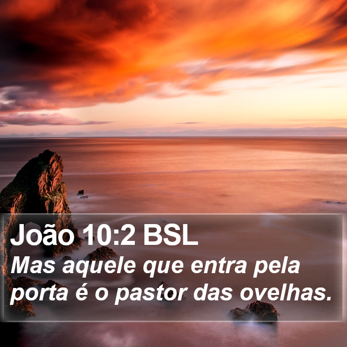 João 10:2 BSL Bible Study