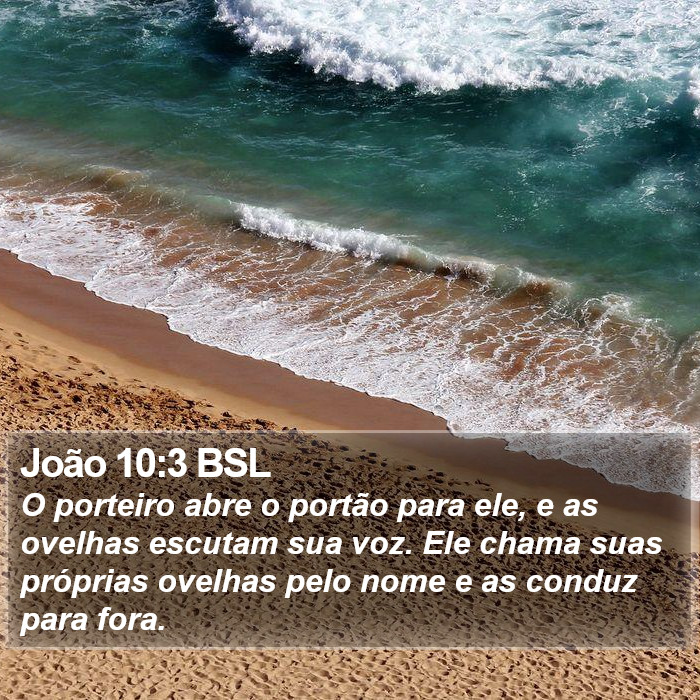 João 10:3 BSL Bible Study
