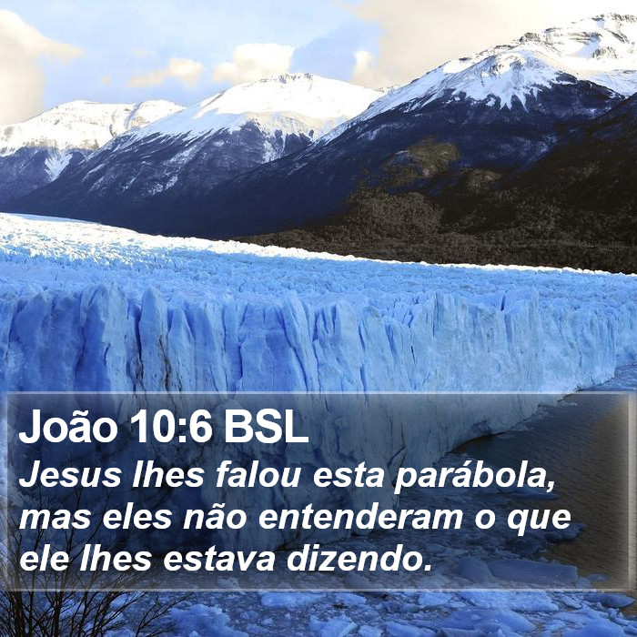 João 10:6 BSL Bible Study