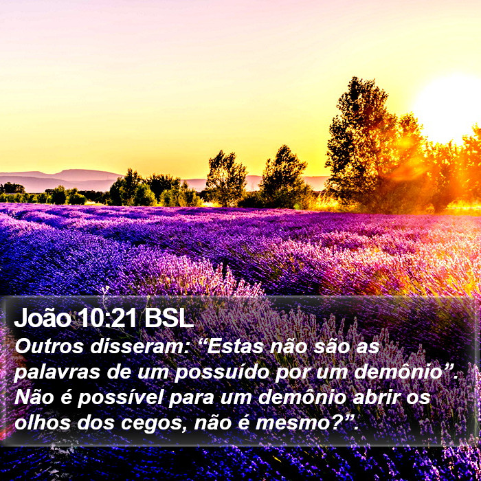 João 10:21 BSL Bible Study
