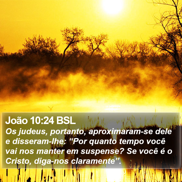 João 10:24 BSL Bible Study