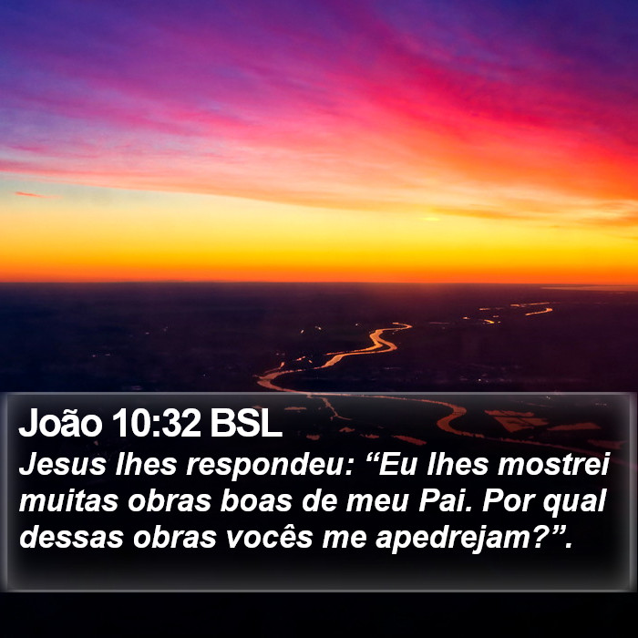João 10:32 BSL Bible Study