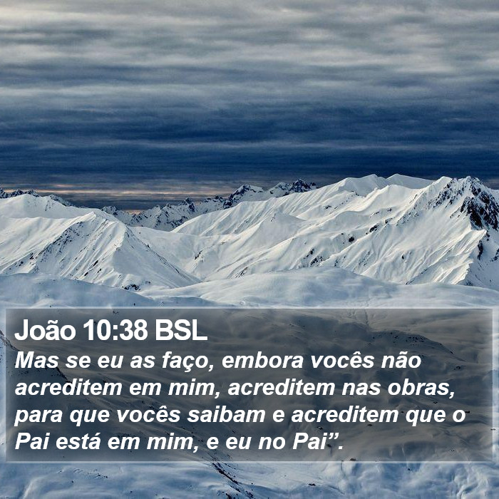 João 10:38 BSL Bible Study
