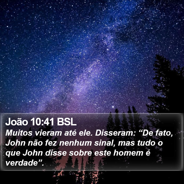 João 10:41 BSL Bible Study