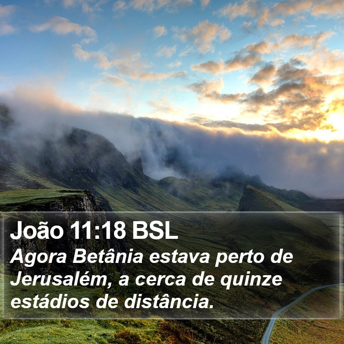 João 11:18 BSL Bible Study