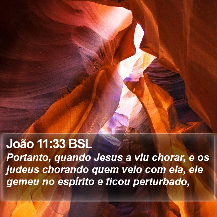 João 11:33 BSL Bible Study