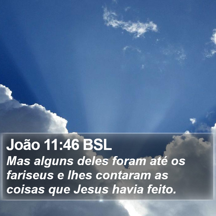 João 11:46 BSL Bible Study