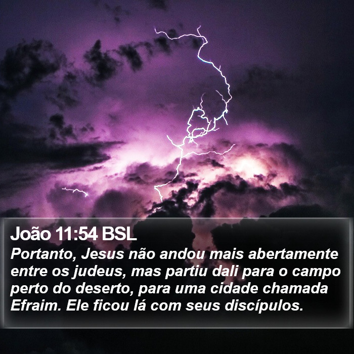 João 11:54 BSL Bible Study