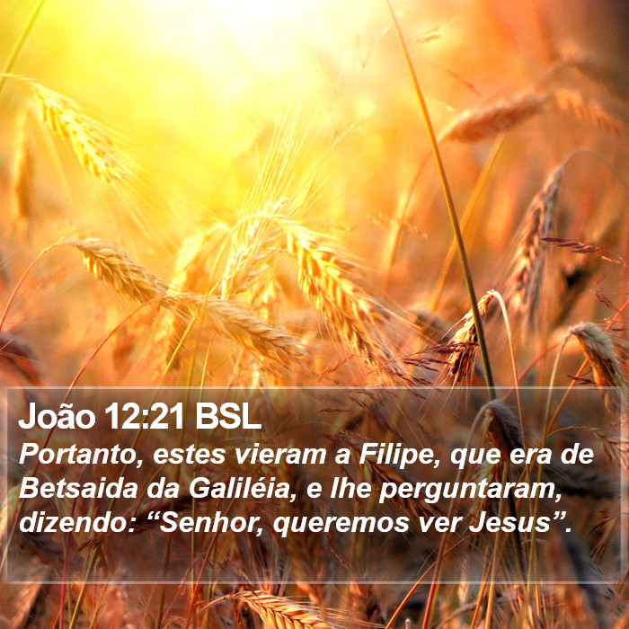 João 12:21 BSL Bible Study