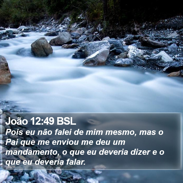 João 12:49 BSL Bible Study