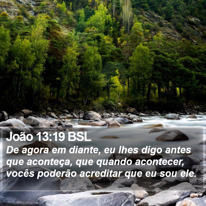 João 13:19 BSL Bible Study