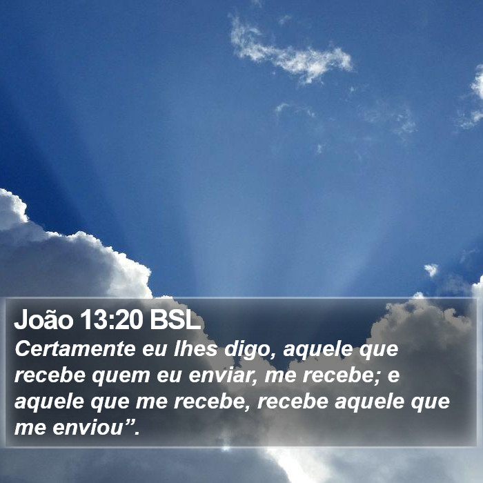 João 13:20 BSL Bible Study