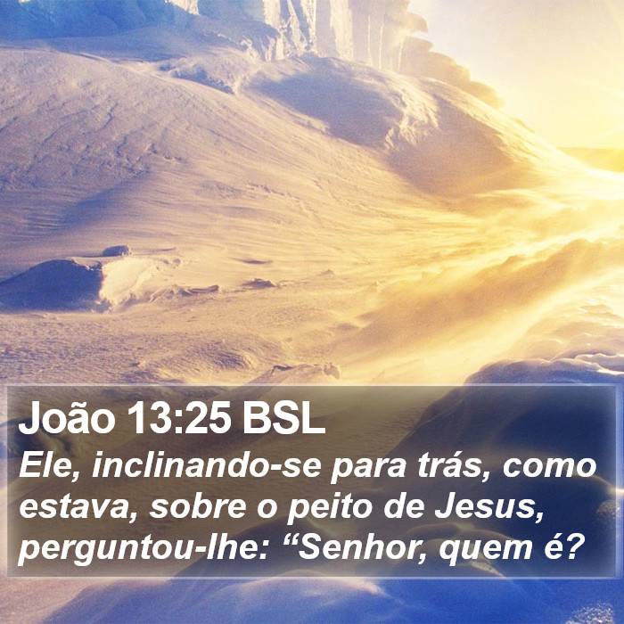 João 13:25 BSL Bible Study