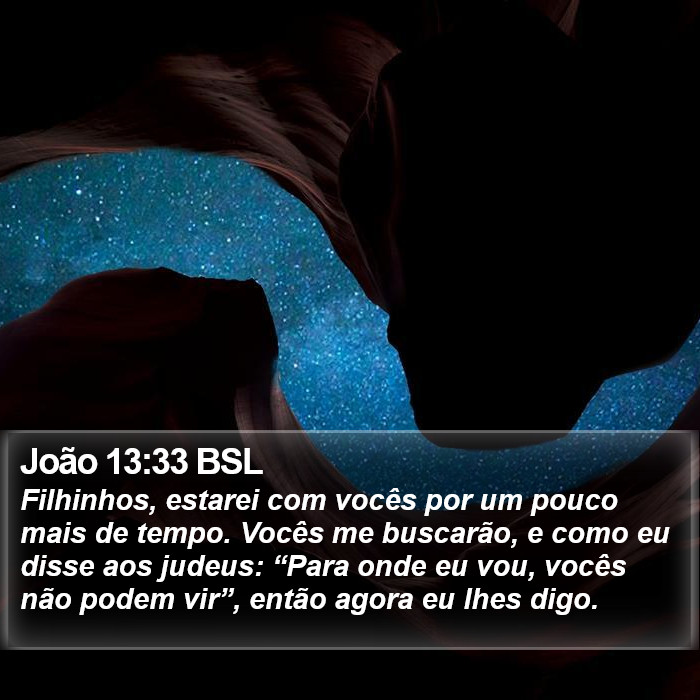 João 13:33 BSL Bible Study