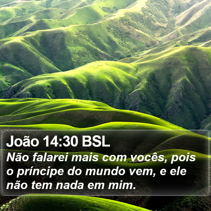 João 14:30 BSL Bible Study
