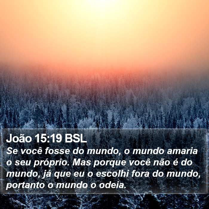 João 15:19 BSL Bible Study