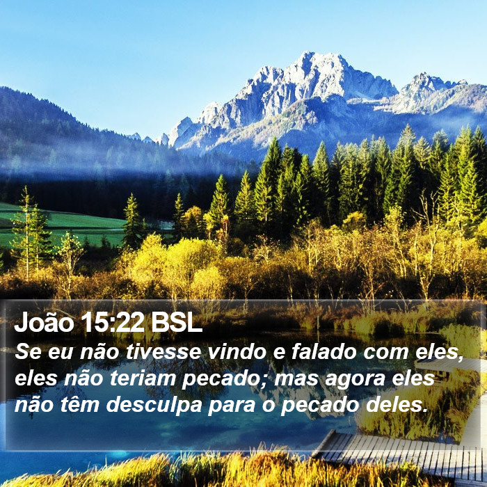 João 15:22 BSL Bible Study