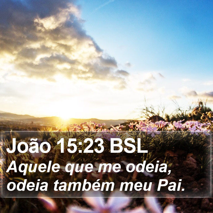 João 15:23 BSL Bible Study