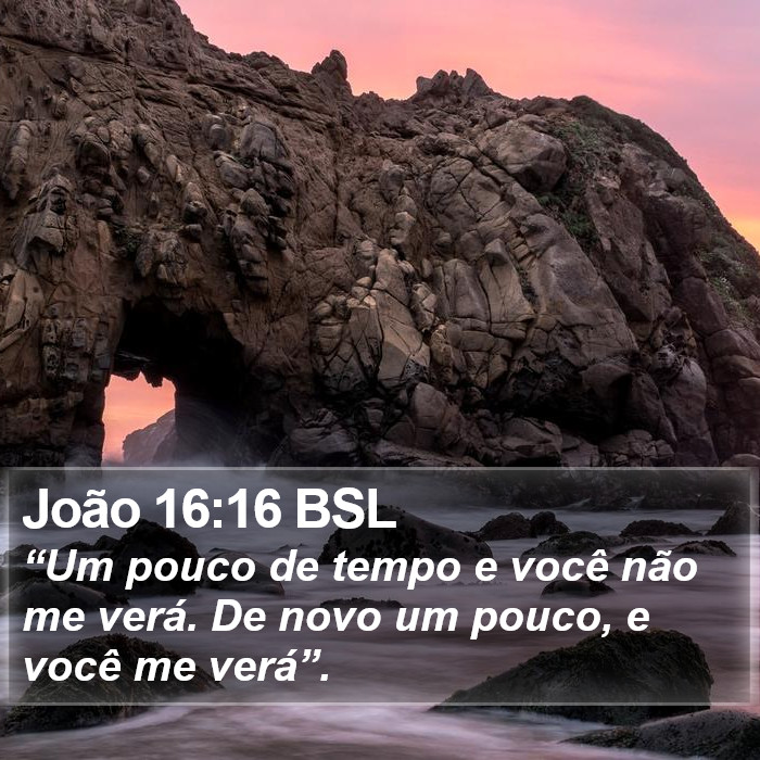 João 16:16 BSL Bible Study