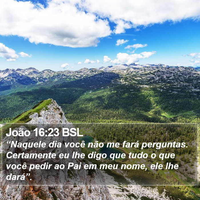 João 16:23 BSL Bible Study