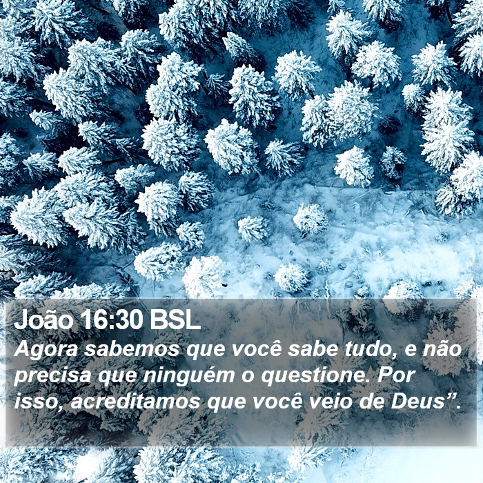 João 16:30 BSL Bible Study