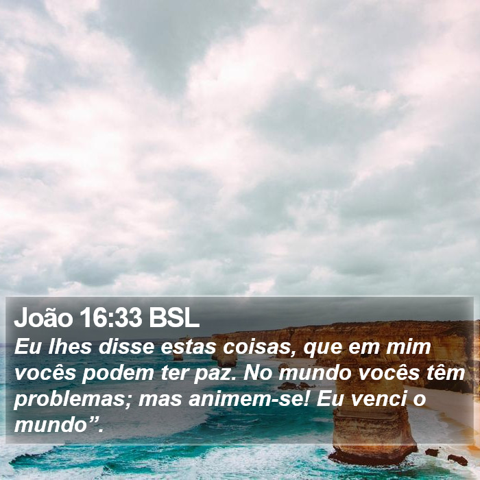 João 16:33 BSL Bible Study