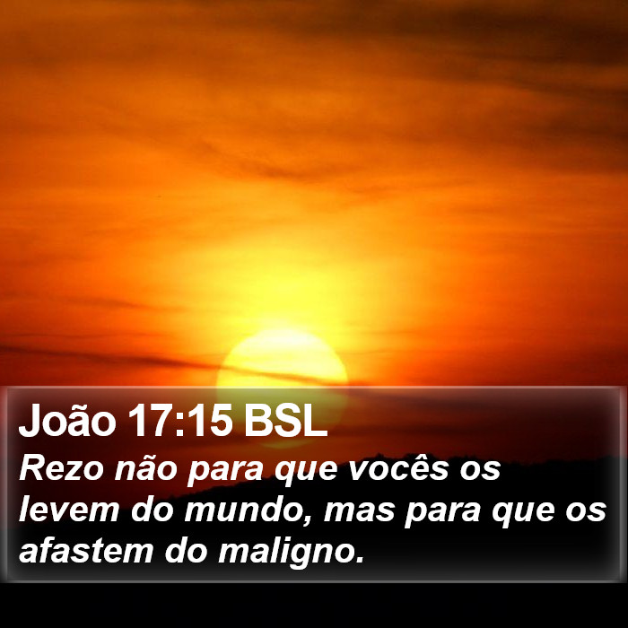 João 17:15 BSL Bible Study