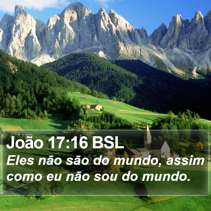 João 17:16 BSL Bible Study