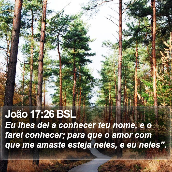 João 17:26 BSL Bible Study