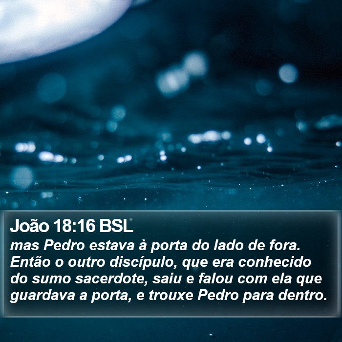 João 18:16 BSL Bible Study