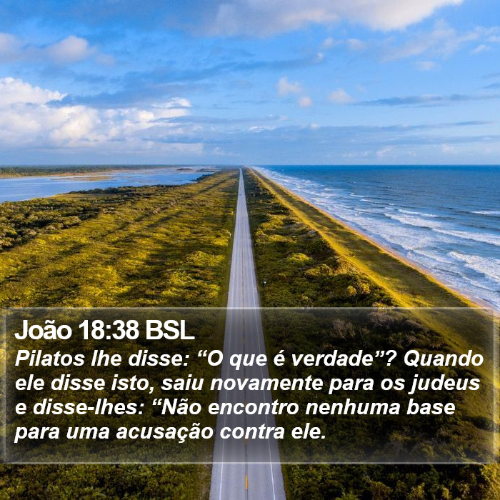 João 18:38 BSL Bible Study