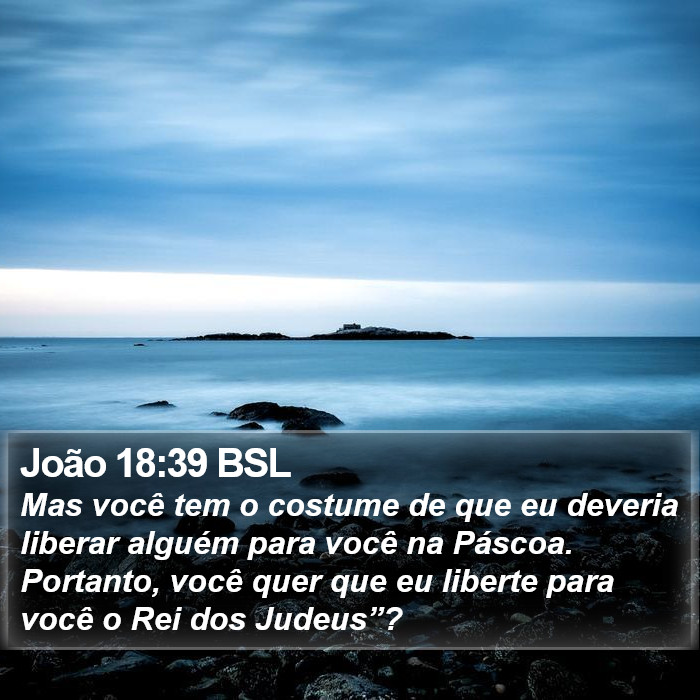 João 18:39 BSL Bible Study