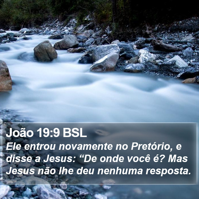 João 19:9 BSL Bible Study