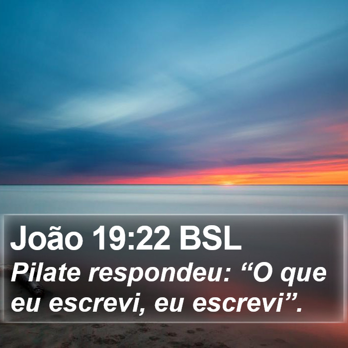 João 19:22 BSL Bible Study