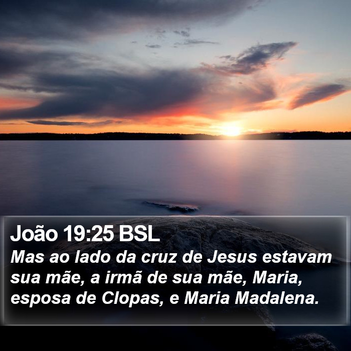 João 19:25 BSL Bible Study